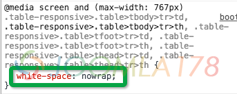 bs responsive table 2