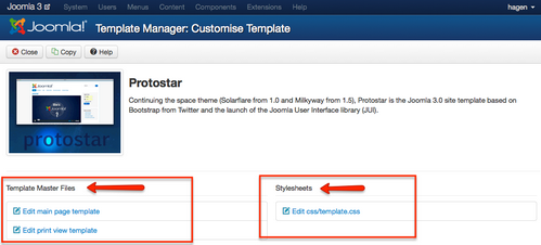 Changing the Template Markup