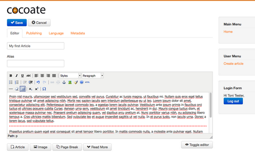 Create Article